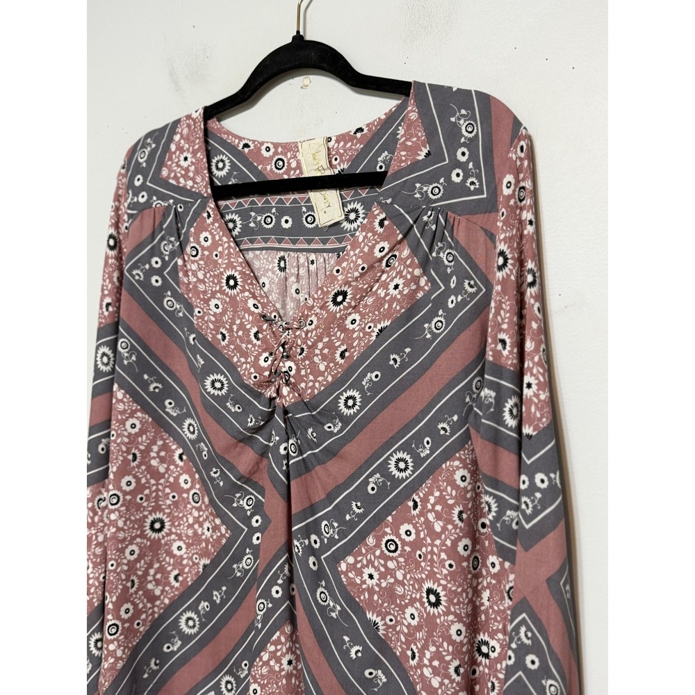 Jens Pirate Booty Boho Cottagecore Top Womens Medium Whimsical Meadowcore Arsty - Picture 2 of 8